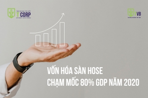THÁNG 8/2021, VỐN HÓA SÀN HOSE CHẠM MỐC 80% GDP NĂM 2020 